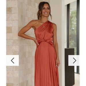 Billy J Cali One Shoulder Midi Dress